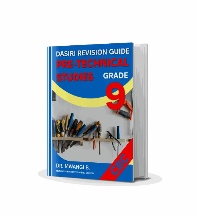 Dasiri Pre-tehnical studies guide book cover design